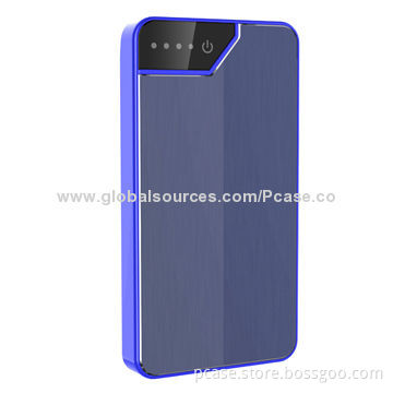 Concise Metal Mobile Power Bank with 7,200mAh High Power Capacity for iPhone and Samsung